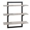 Wall Mounted Wooden Storage Shelf Display Stand Foldable Design Strong Load-Bearing Smooth Edge Easy Assembly Floating